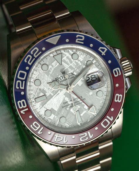 authentic watch rolex meteorite|rolex pepsi meteorite dial.